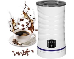 Elektrische melkopschuimer 4-in-1 - antiaanbaklaag - warm en koud melkschuim - ideaal voor koffie - ShopVlot