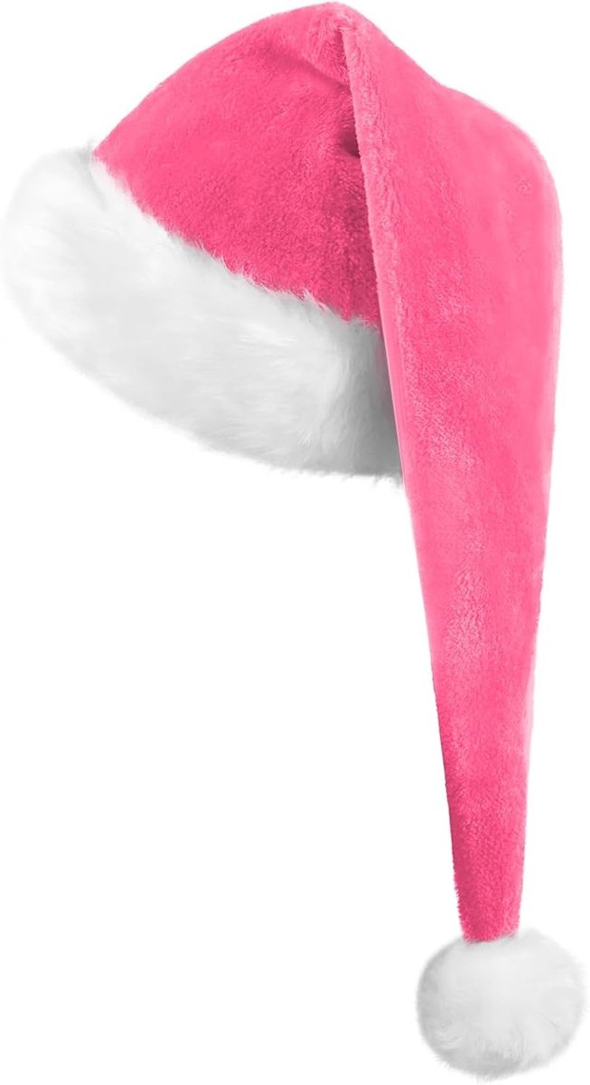 Luxe Kerstmuts voor Volwassenen - Lange Santa Hat voor Feestdagen en Kostuums, Perfecte Kerstaccessoire voor Mannen en Vrouwen