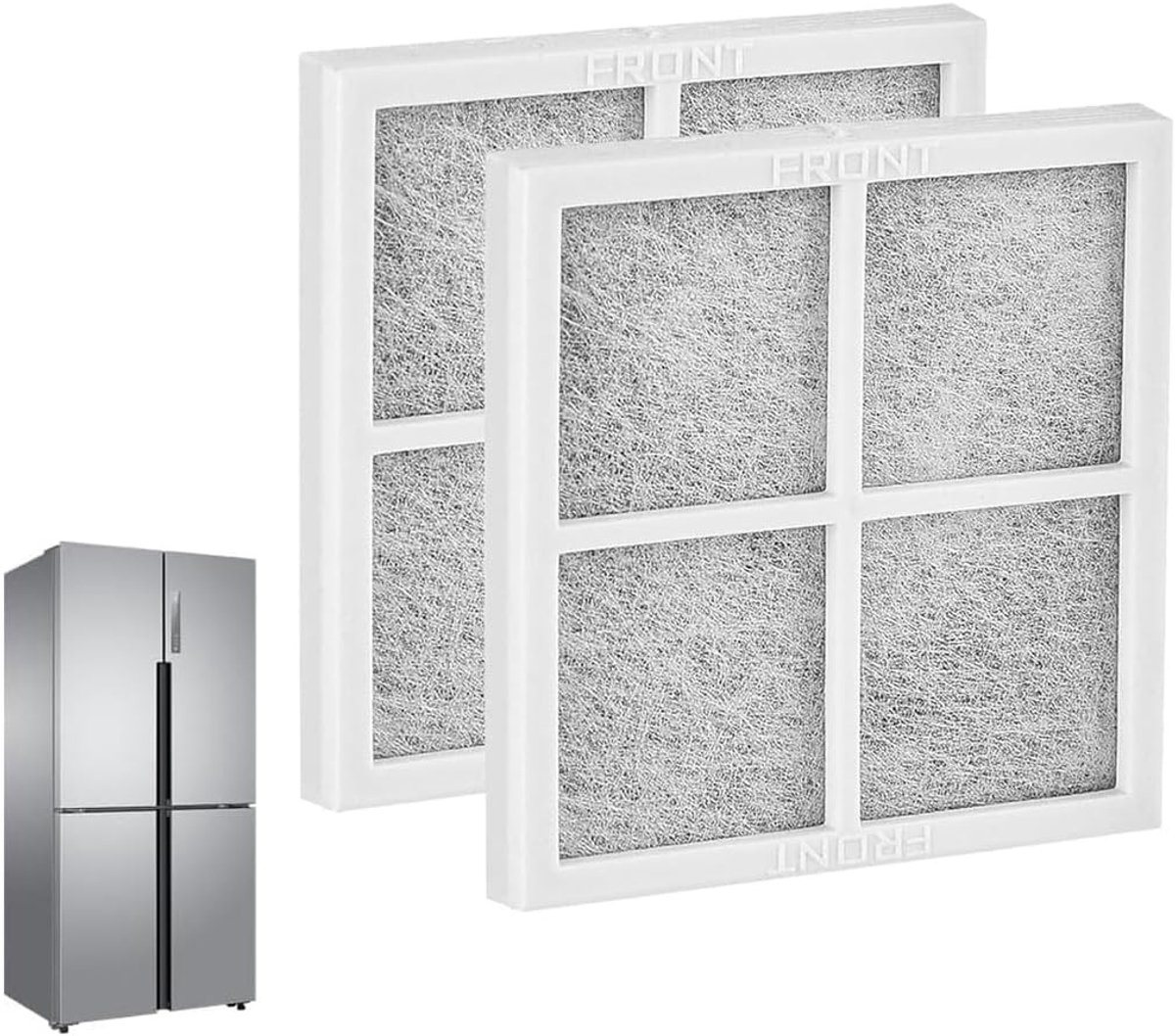 Actief koolstof luchtfilter voor koelkasten, vermindert geuren en verbetert luchtkwaliteit, geschikt voor side-by-side modellen zoals LFX31925SW en LFX25991ST