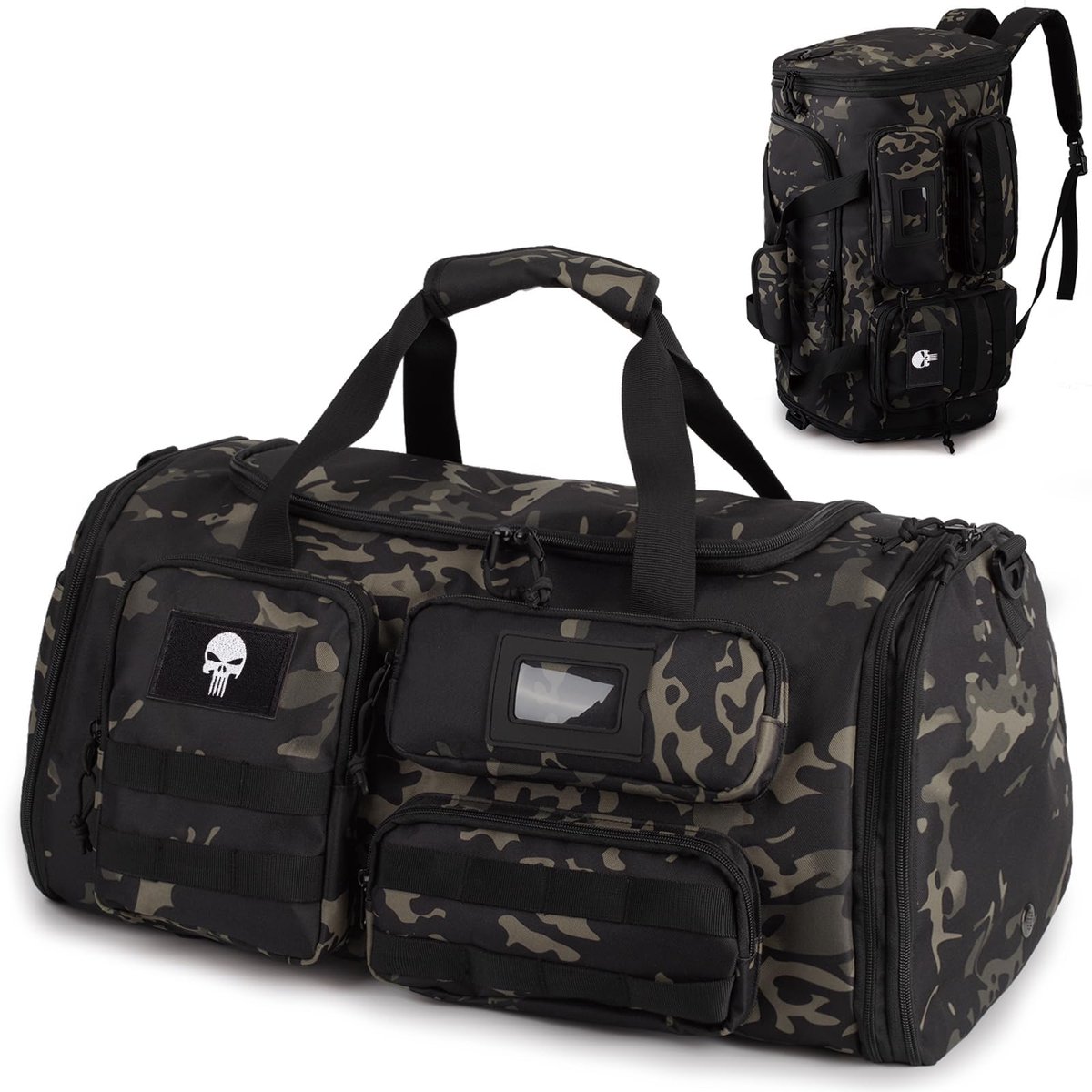 Uitklapbare gymtas voor mannen - grote 3 in 1 sport duffel tas - waterbestendig - ideaal voor weekendreis - ShopVlot