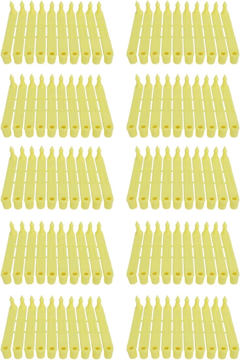 100 Stuks Universele Orenlabels voor Vee - Geschikt voor Koeien, Schapen en Geiten