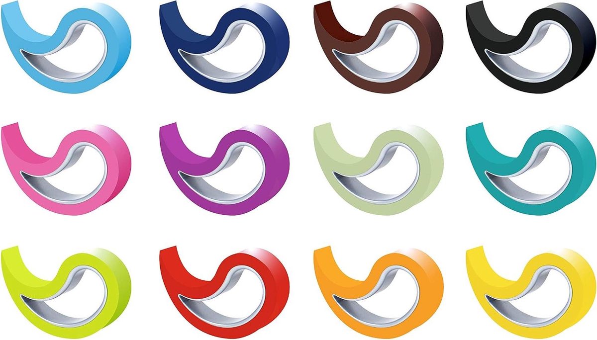 Raamstoppers Deurvangers - Kleurrijke Stoppers - Voorkom Klappen - Set van 12 - 4 Varianten - Multicolor