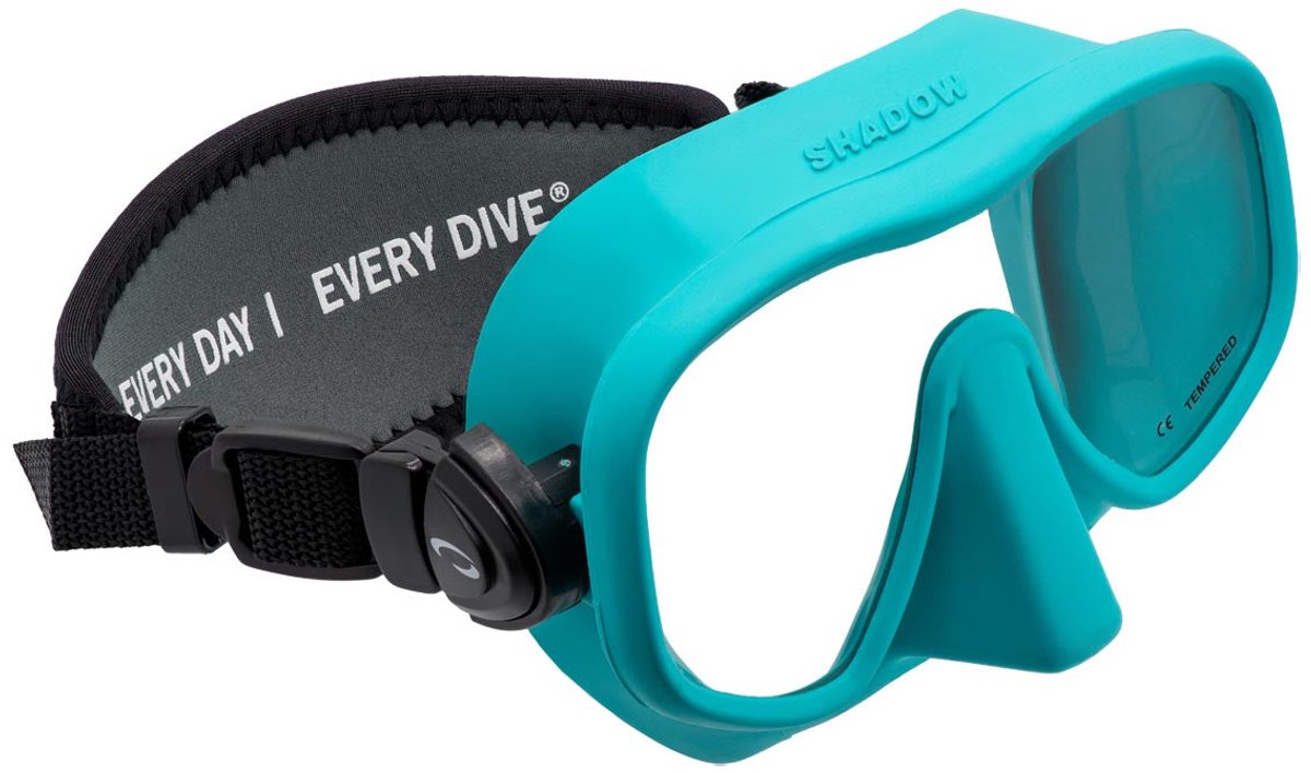 Oceanic Shadow - Zwembril - Duikbril - Volwassenen - Turquoise