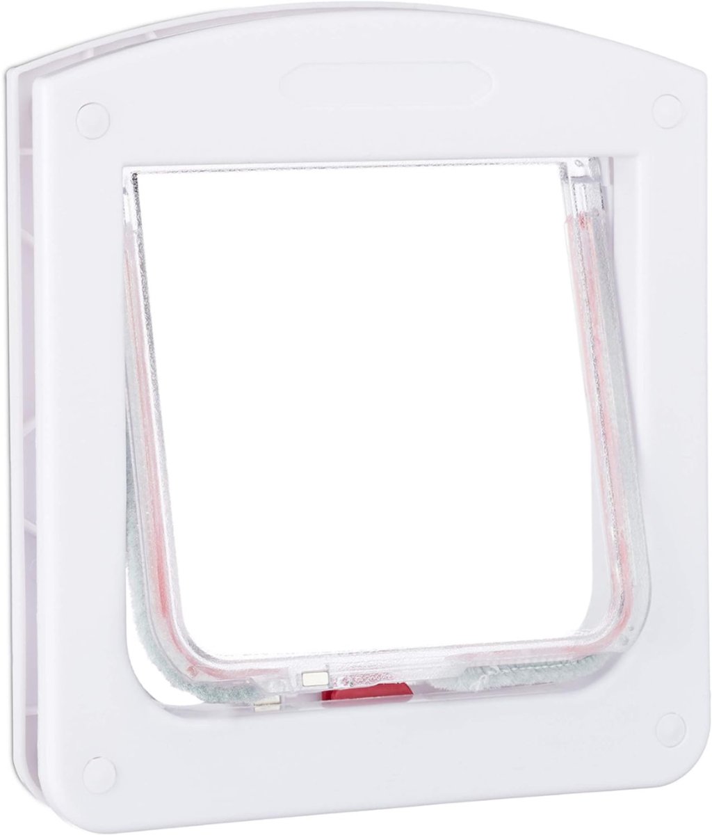 Allvia® Kattenluik Met Magneet - Kattenluik Met Microchip - Kattenluik Met Chip - Wit - 22cm x 20cm x 3cm
