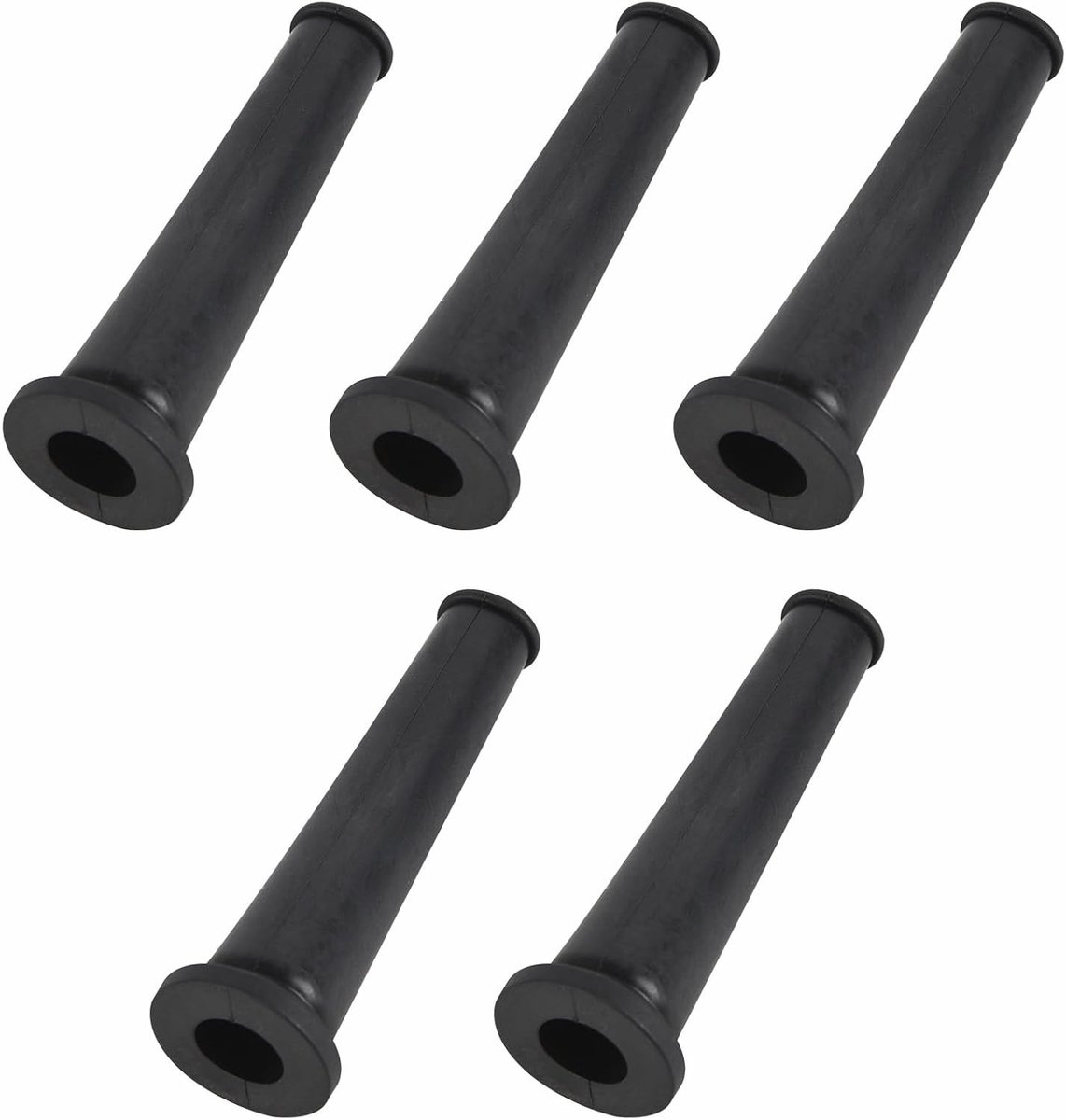 Rubber Strain Relief Cord Boot Protector - 5 Stuks Kabelbescherming, Slijtagebestendige Huls voor Elektrisch Gereedschap en Kabels, 67x8mm