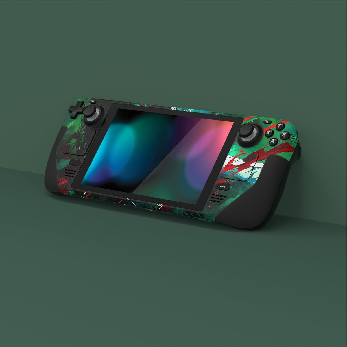 PlayVital Sticker Compatibel met Steam Deck LCD,Skins Volledige Set Faceplate Decals voor Steam Deck OLED Handheld PC - ShopVlot