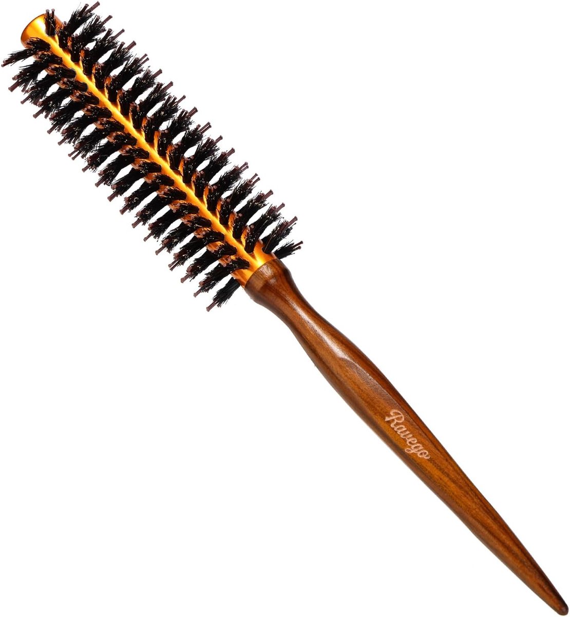 Haarborstel kleine ronde borstel - ideaal voor föhnen - perfect voor kort haar en pony - zorgt voor volume - ShopVlot