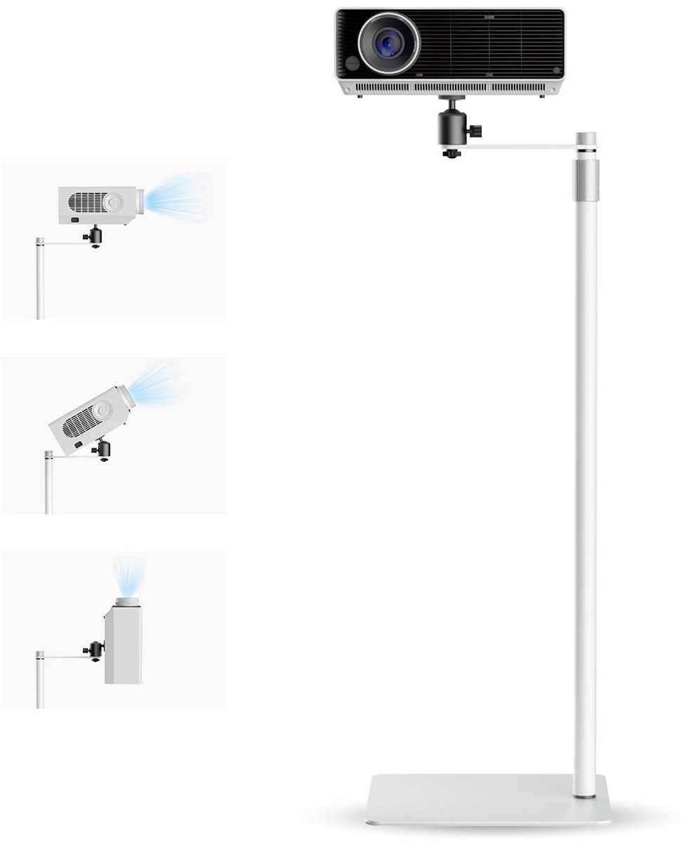 Projectorstandaard PR007FPW - Verstelbaar - Stevig ontwerp - Ideaal voor presentaties - ShopVlot