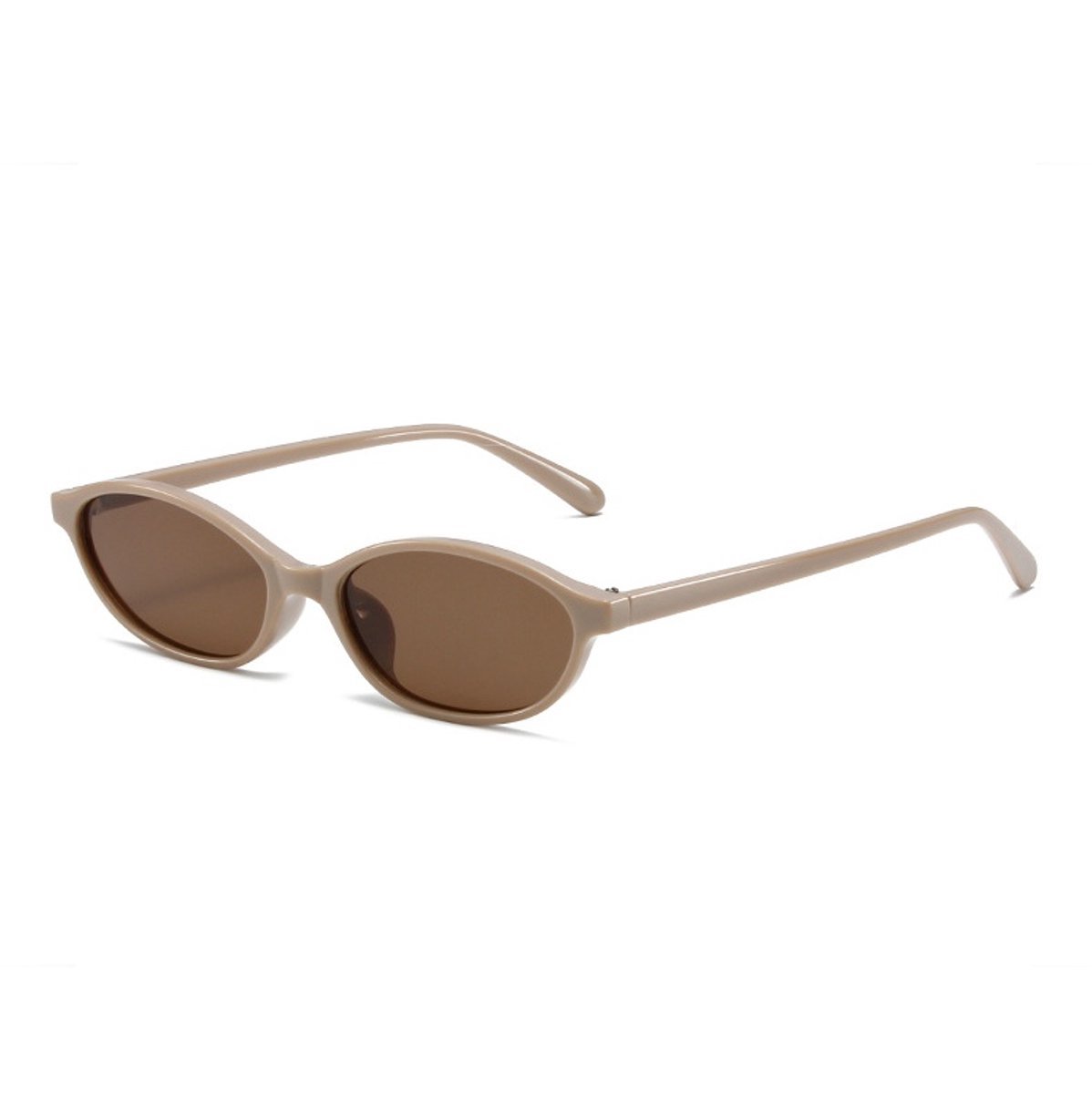 Casalora Cat Eye Zonnebril Dames – Retro Ovale Smalle Zonnebril – Trendy Vintage Zonnebril met UV400 Zonbescherming – Mode Zonnebril voor Dames