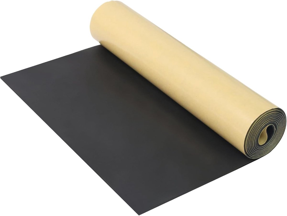 Zelfklevende Foam Board 300 mm x 1.5 mm x 1.5 m - Multifunctionele Isolatiemaat, Antislip, Geluiddemping en Schokabsorptie