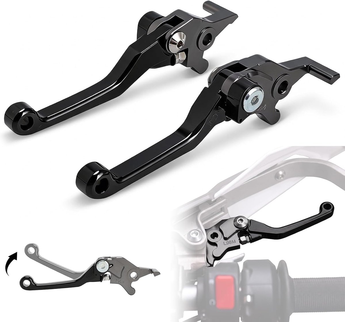 Set Black for Sur Ron Ultra Bee, for use, brake and clutch levers - ShopVlot