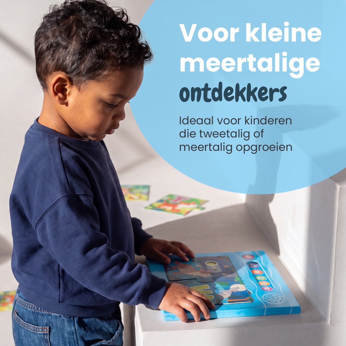 Beebie Babbels Taalbuddy Puzzel Bundel | Taalbuddy Blauw + Taalbuddy Puzzelvariant | Woordjes Leren & Interactieve Alfabet Puzzel | Pratende Flitskaarten | Nederlands Leren | Educatief Montessori Speelgoed | Taalontwikkeling — afbeelding 6