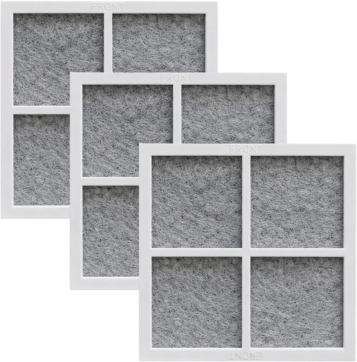 Set van 3 Luchtfilters voor Koelkast, Actieve Koolstoffilters tegen Geuren en Vervuiling, Geschikt voor Diverse Koelkastmodellen