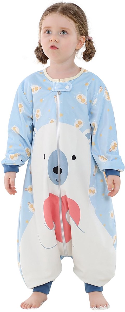 Baby slaapzak met voeten 3-5 jaar - lange mouwen - voor jongens en meisjes - comfortabel en warm - ShopVlot