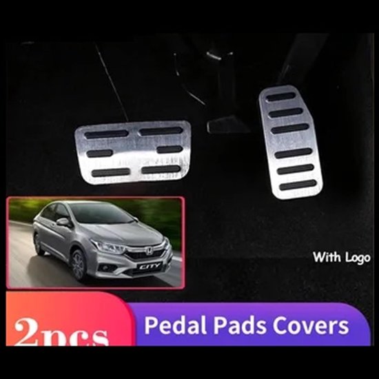 Pedaalhoezen Auto - Voetpedalen Set - Veiliger Rijden - Antislip Ontwerp - 3 Stuks - Zilver — afbeelding 3