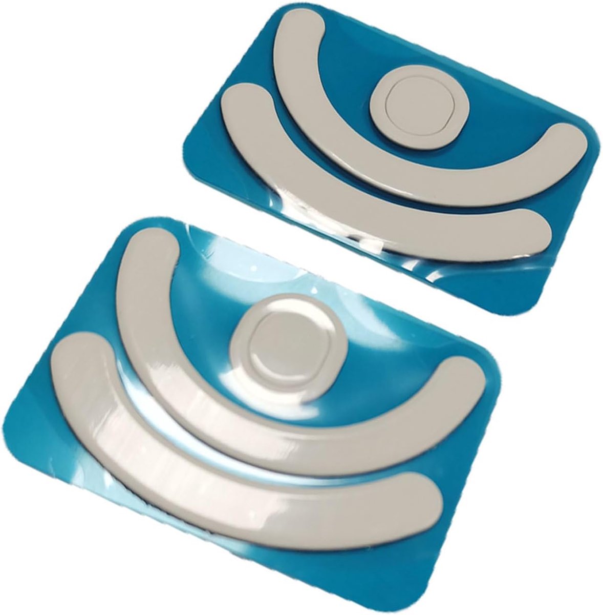Muisvoeten Vervanging Set - Glijders Pads - Soepelere Beweging - PTFE Smering - 2 Sets - Wit