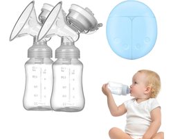 Elektrische Borstkolf - Draagbare Melkpomp - Efficiënt Kolven - Geluidsarme Motor - 300 ml - Wit