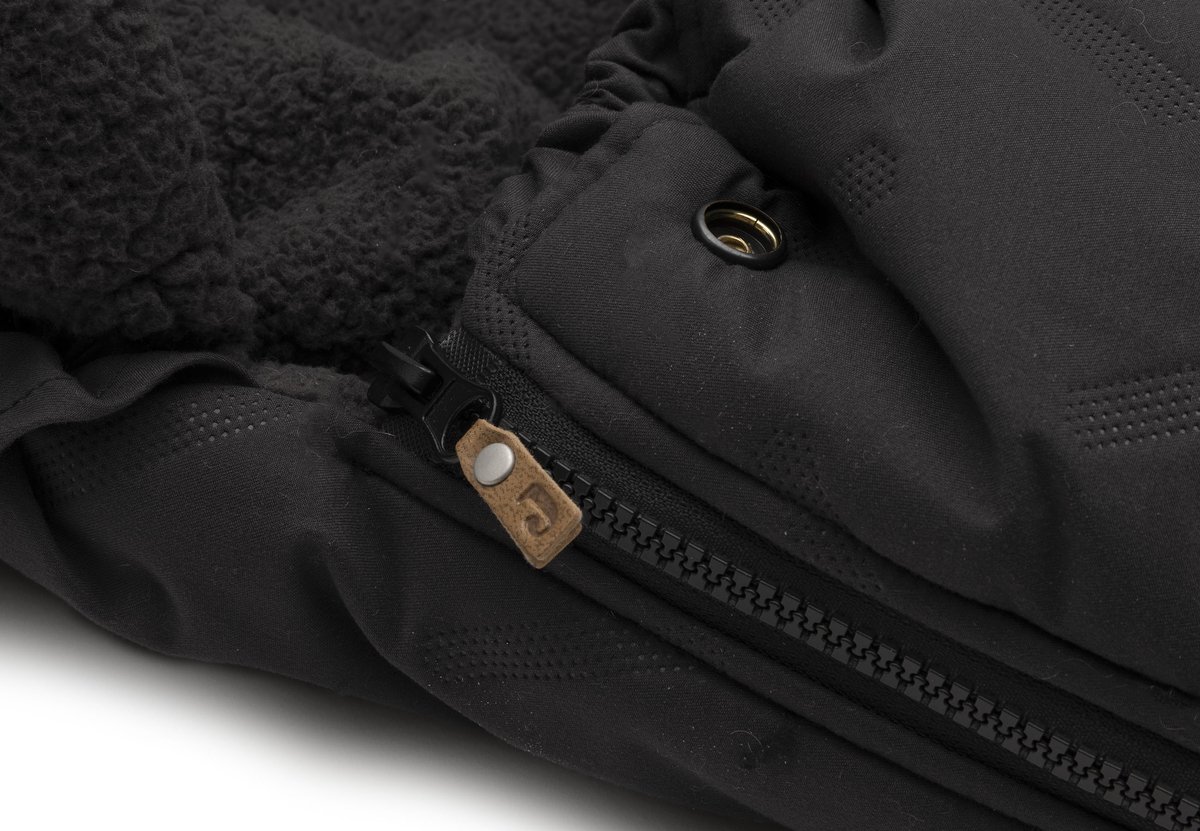 Jollein Voetenzak buggy/kinderwagen Embossed Nearly Black – foto 3