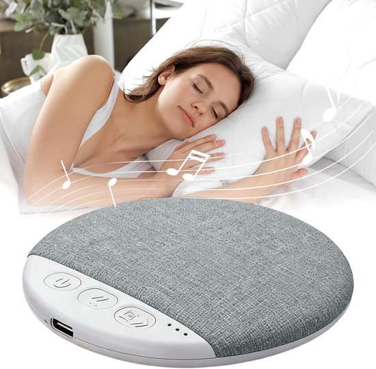 Kussenluidspreker - Slaapkoptelefoon - Rustig slapen - Botgeleidingstechnologie - 96 x 96 cm - Grijs — afbeelding 4