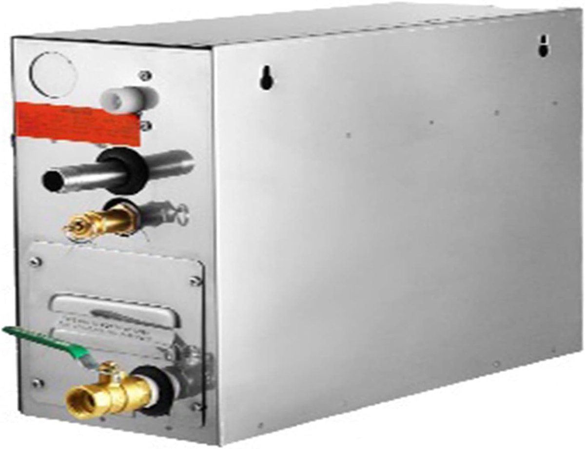 Stoomgenerator Sauna - Stoombadmachine SPA - Thuis Ontspanning Creëren - Roestvrijstalen Verwarmingselement - 4.5 kW - Grijs