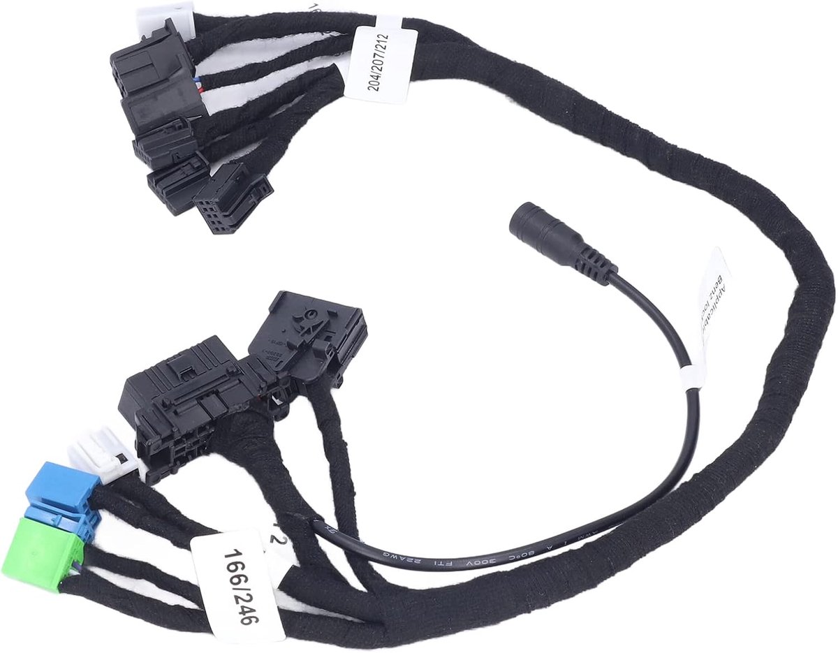 ELV Testkabel - Stuurkolom Kabel - Autodiagnostiek - Voertuigspecifieke Pasvorm - 18 x 16 x 2 cm - Zwart