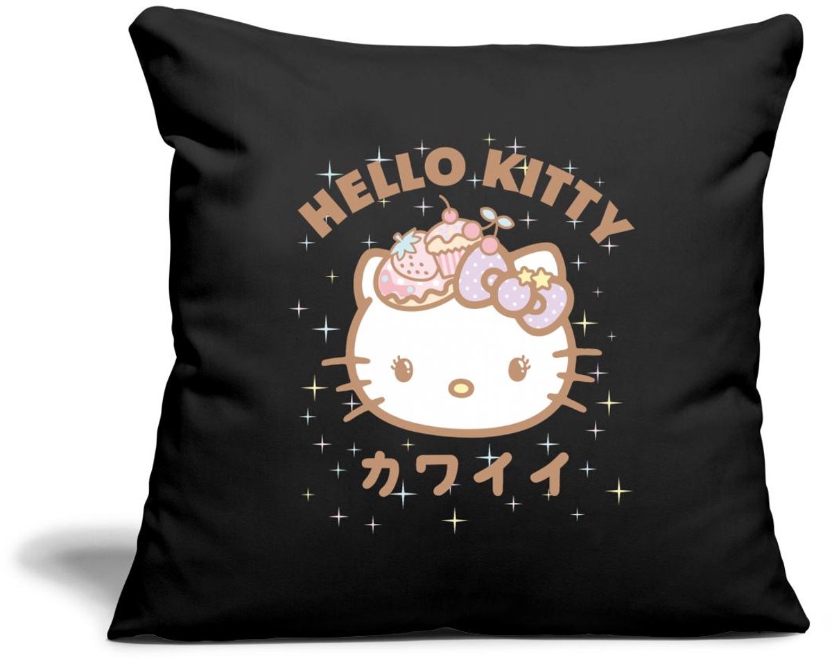 Hello Kitty Kawaii Stijlen Met Sterren Sierkussenhoes, 45 x 45 cm