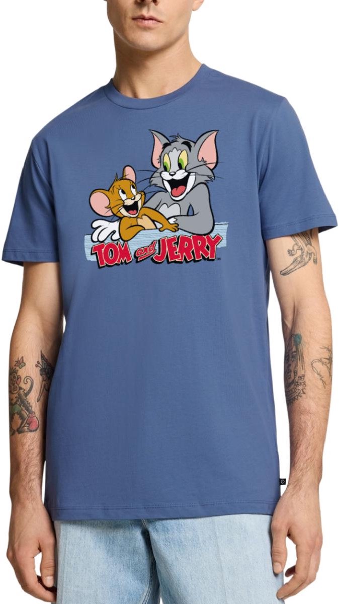 Tom En Jerry Vrienden Premium T Shirt Heren