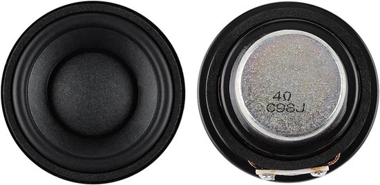 Hifi Luidspreker - Boekenplankluidspreker - Muziek Luisteren - Neodymium Dubbele Magneet - 2 inch - One Color — afbeelding 3