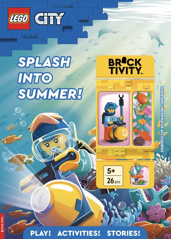 LEGO® Minifigure Activity- LEGO® City: Splash into Summer  ... - cover