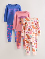 Next - Meisjes - Set van 3 behaaglijke pyjama's - Blauw