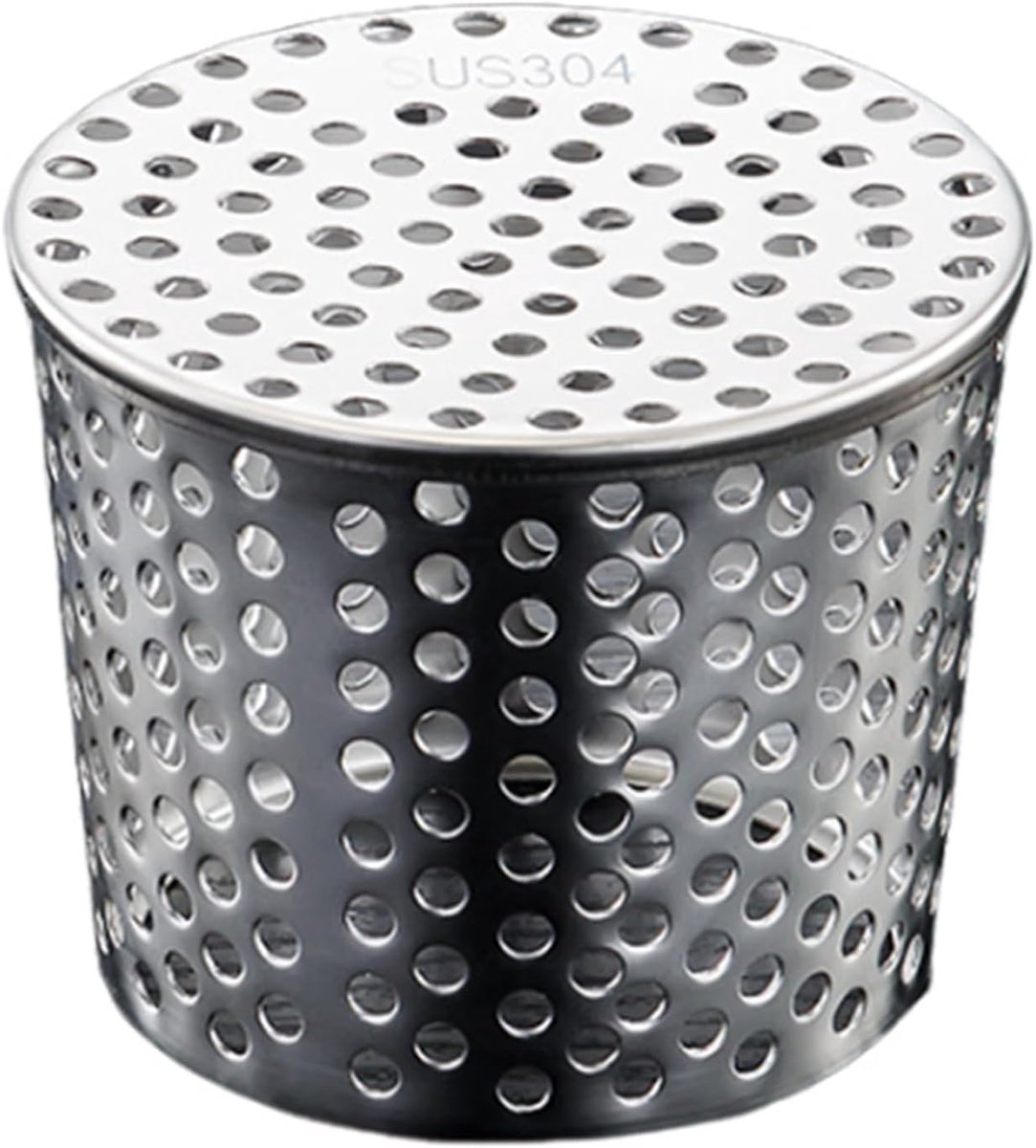 Rioolbuis Bescherming - Afvoer Beschermer - Waterafvoer Verbeteren - Bladeren en Puin Voorkomen - 85/100mm - Zilver