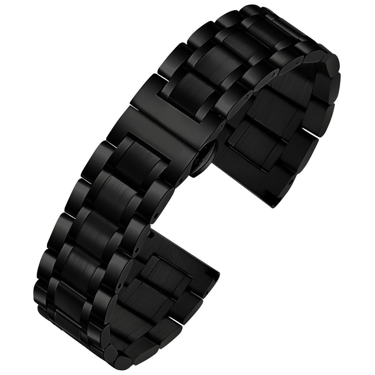 Dailygoods- Horlogeband Roestvrij Staal - Quick Release - Horlogebandje Heren/Dames - Vervangend Bandje - 12/16/18/20/22/24 mm - Gepolijst/Geborsteld Afwerking