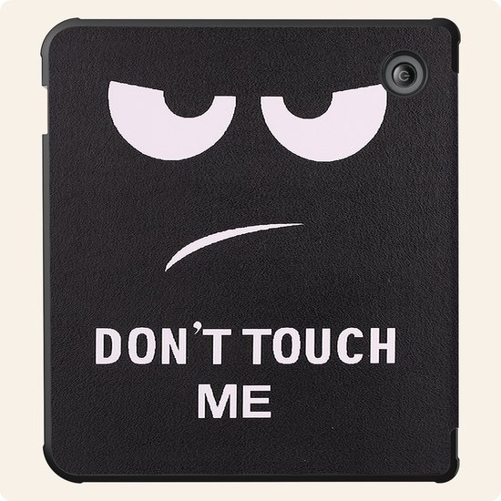 Hoesje Geschikt voor Kobo Libra 2 Hoes Book Case - Hoes Geschikt voor Kobo Libra 2 Hoesje Book Cover - Don't Touch Me van Hoesje  — afbeelding 5
