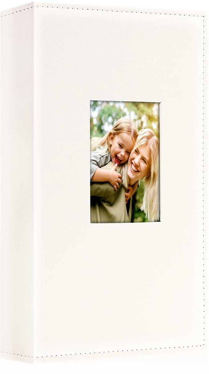 Dailygoods- Fotoalbum 10x15 cm - PU-leer - 300 foto's - Waterdicht - Zuurvrij - Elegant design - Versterkt ontwerp - Herinneringsalbum
