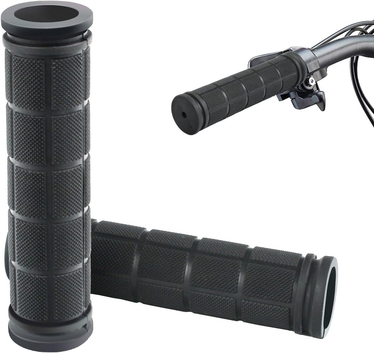 Comfortabele en Schokabsorberende Fietshandvatten van 117mm voor Kinderen, Antislip Ergonomische Grip voor Mountainbike en Stadsfiets