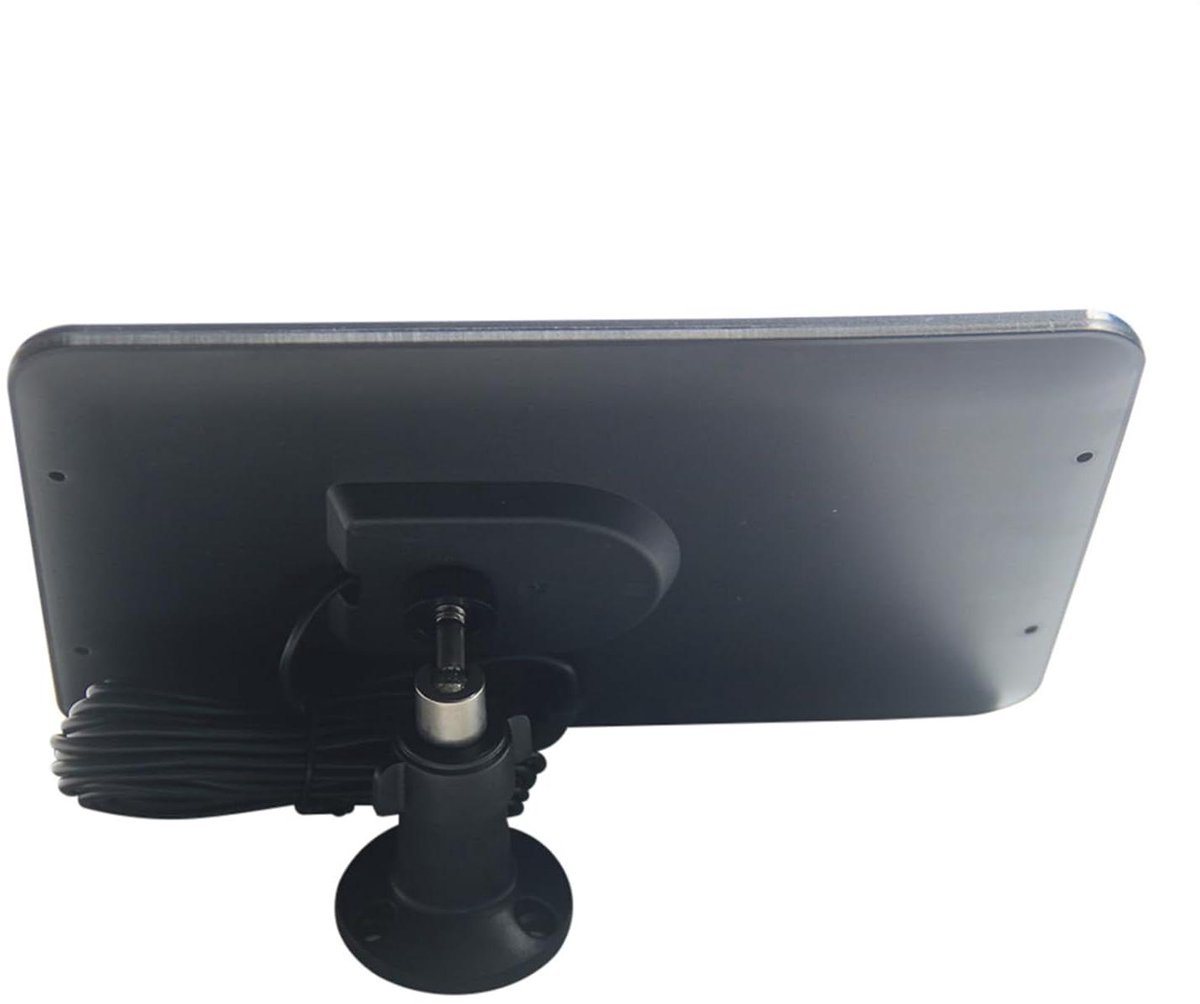 Zonnepaneel Camera - Externe Oplader - Continu Stroom - Bevestiging Zonder Boren - 20W - Zwart