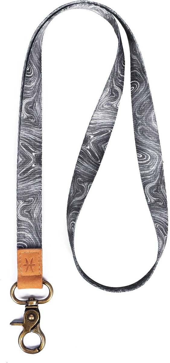 Dailygoods- Lanyard Sleutelhanger Houder - Sleutelkoord - Badgehouder - Uittrekbare Sleutelhanger - Minimalistisch Design - Stijlvol en Functioneel