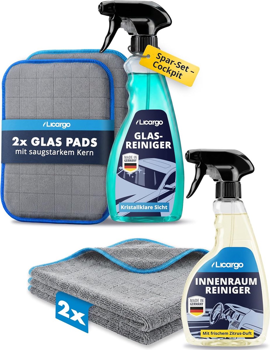 Interieur Set - Auto Styling - Auto Reinigen - Compleet Pakket - 23x11.6x29cm - Grijs