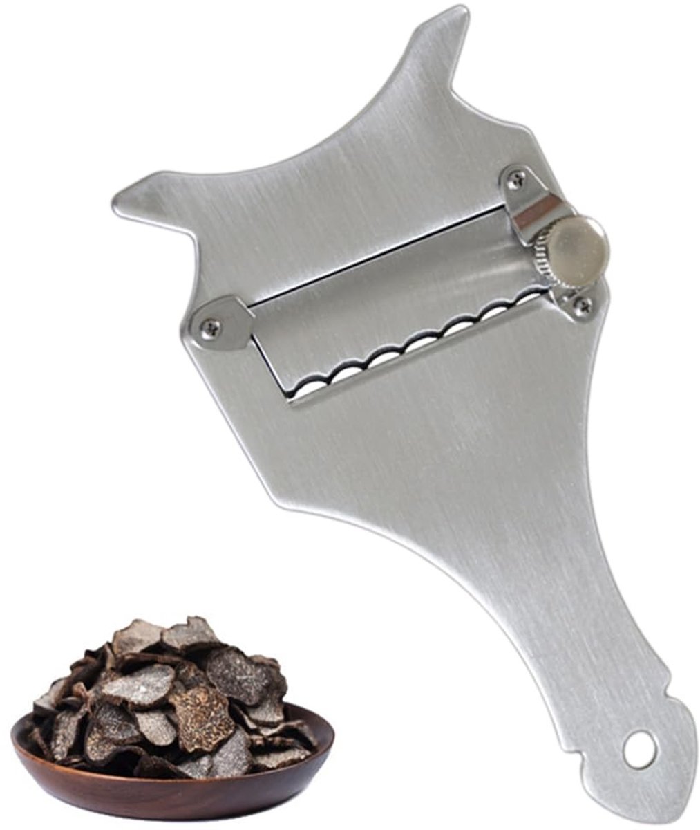 Dailygoods- Truffelsnijder Professioneel - Truffelrasp - Kaassnijder - Roestvrij Staal - Snijder Groenten - Snijwerende Handschoen