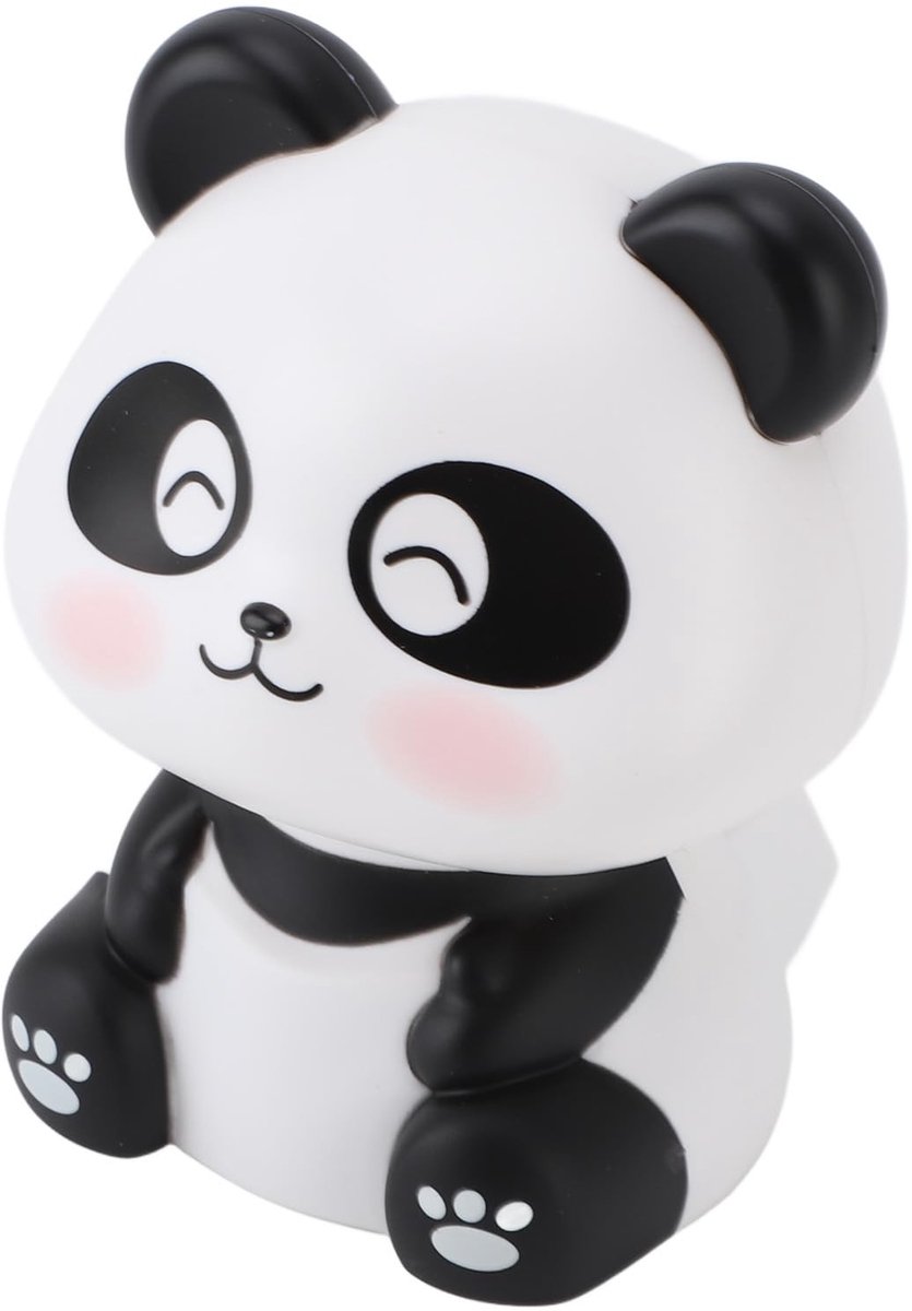 Dailygoods - Zonne Bobblehead Panda voor Auto en Huisdecoratie