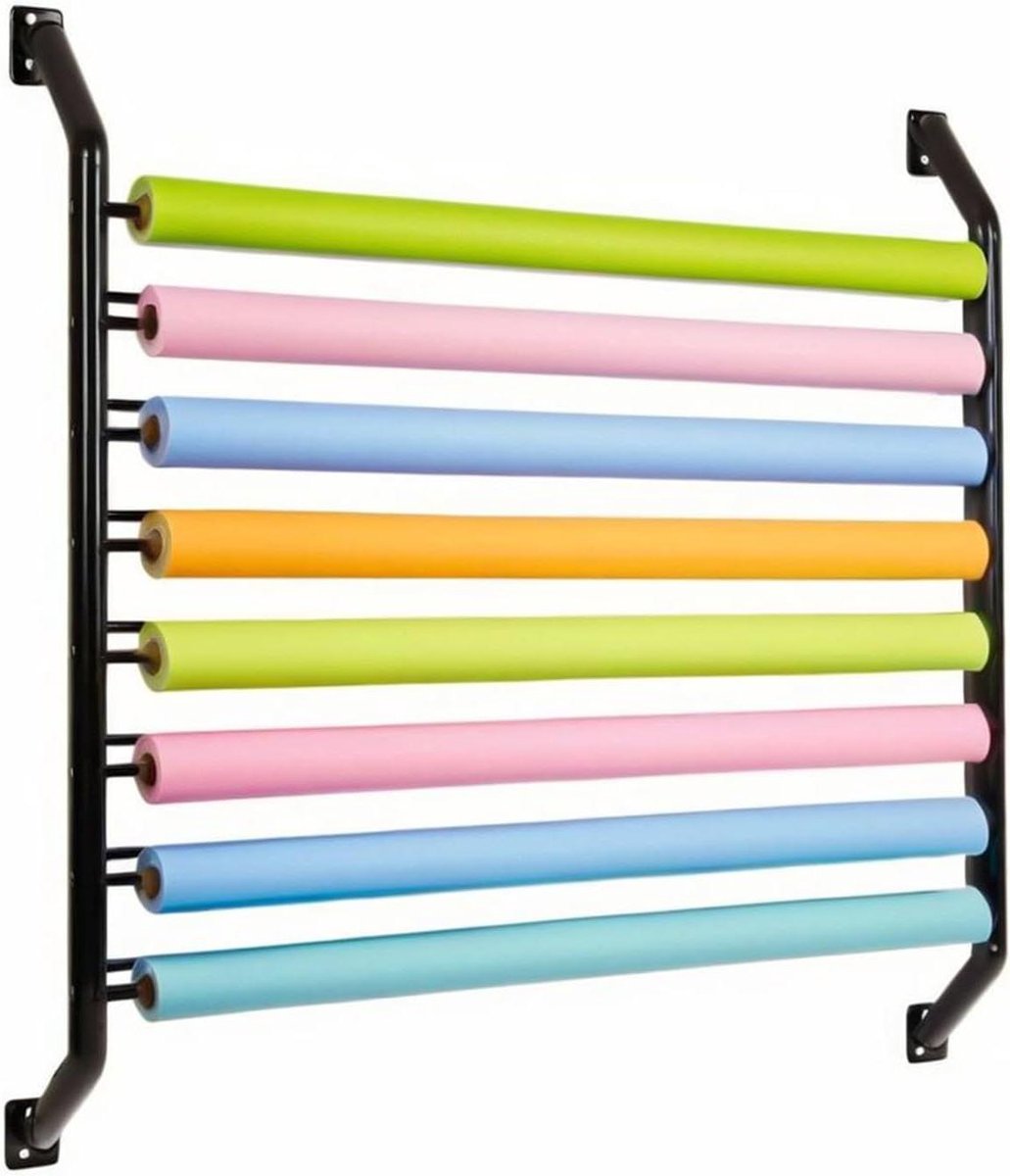 Wandrek Opbergrollen - Textiel Organizer - Ruimte Besparen - 8 Lagen Staal - 130x174cm - Z