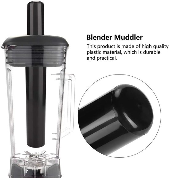 Mixer Accessoire - Keuken hulp - Dikkere Mixen - Hygiënisch Werken - 24cm - Zwart — afbeelding 4
