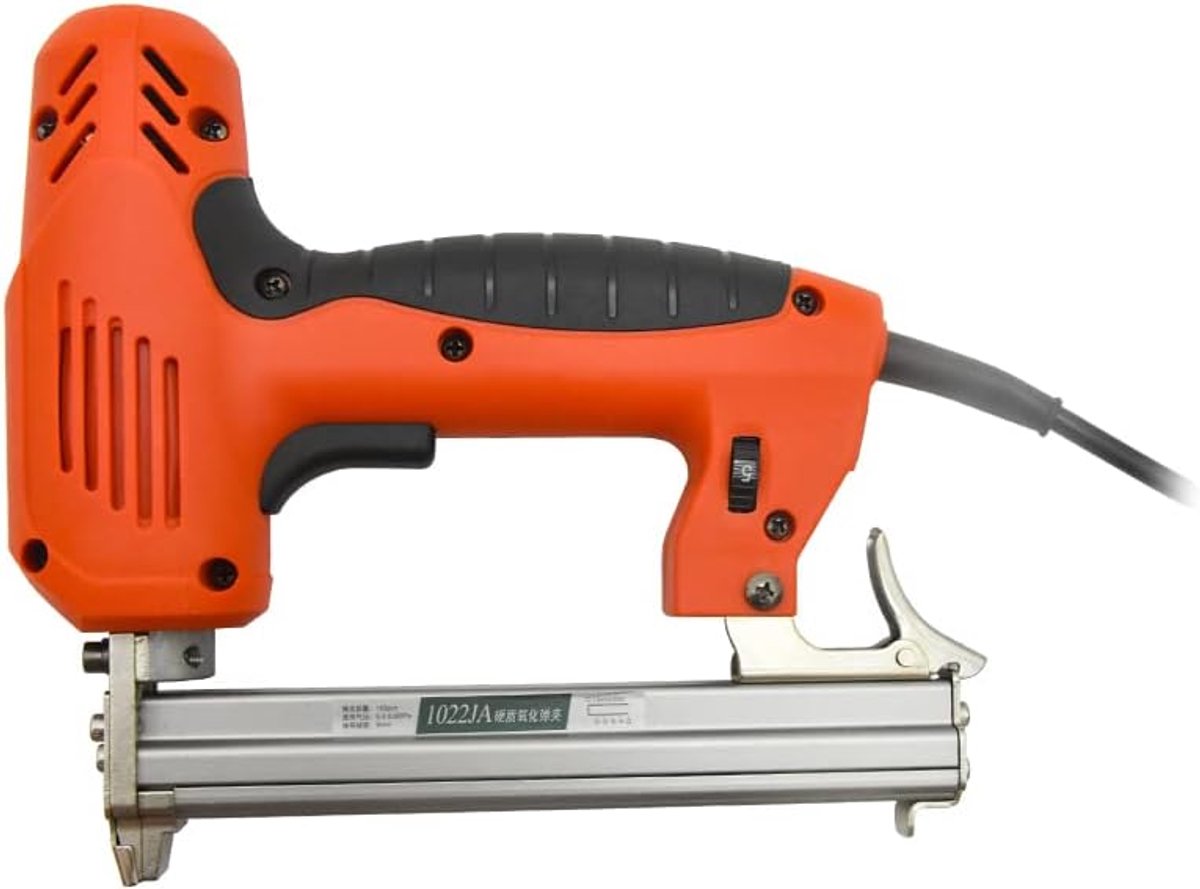 Elektrisch Nietpistool - Houtbewerking Tool - Snel Bevestigen - 2000W Vermogen - 100 Spijkers - Rood