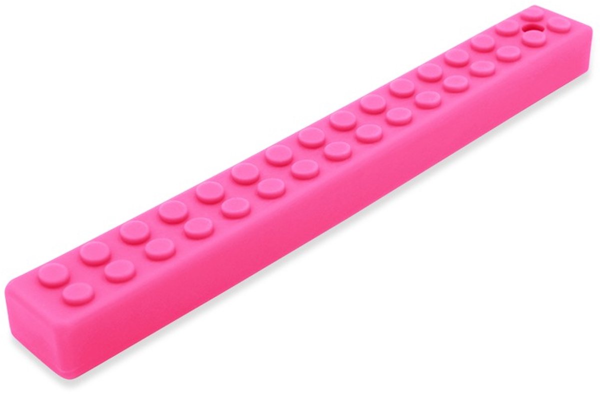 Ark Therapeutics kauwspeelgoed MEGA Brick Stick Hot Pink sensorisch.