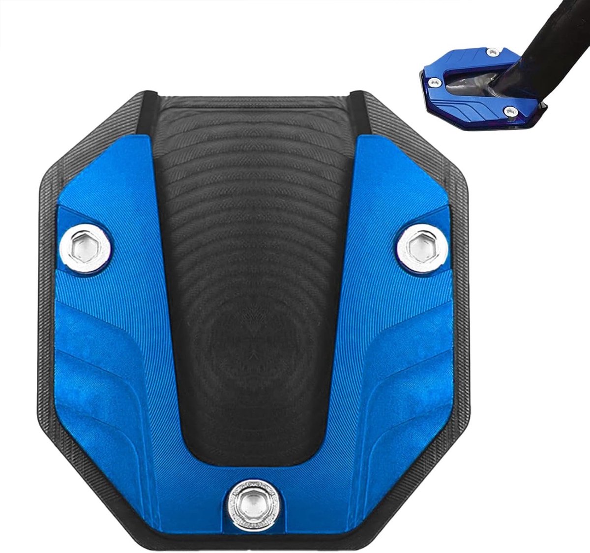 Standaard Pad - Voetsteun Plaat - Motor Stabiliseren - Anti-slip Basis - 5.8x5.3cm - Blauw