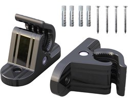 Laadhouder Elektrische Auto - Lader Organizer - Oplader Ophangen - Robuuste Constructie - 2 Stuks - Zwart