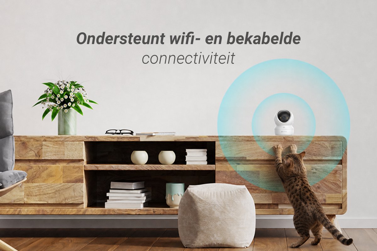 EZVIZ H6c Pro Beveiligingscamera Binnen met 360° Pan & Tilt - afbeelding 2