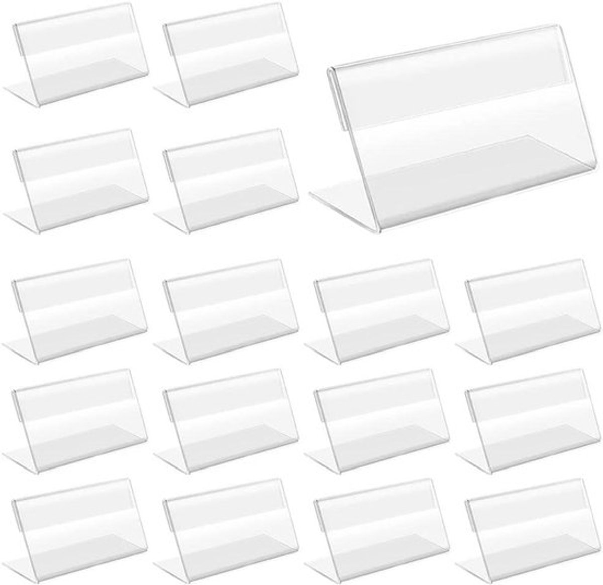 Transparante etikettenhouders Allecto Plus 40 stuks