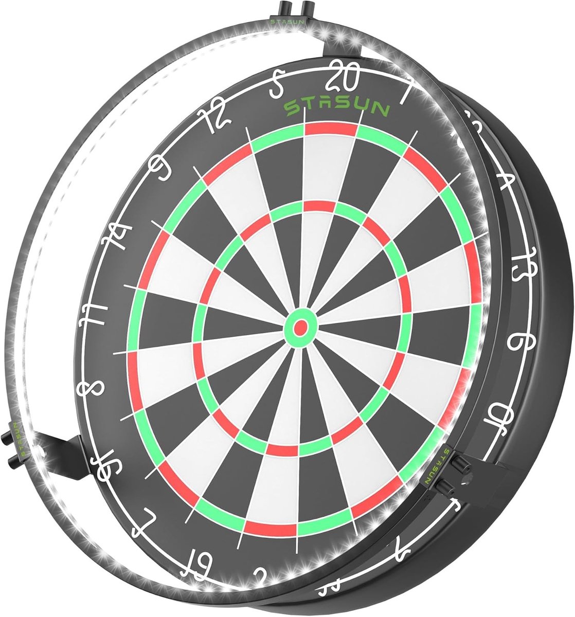 Dartbord Verlichting - Wit - Dimbare LED Surround Verlichting - Magnetisch Montage Systeem - Voor Dartliefhebbers