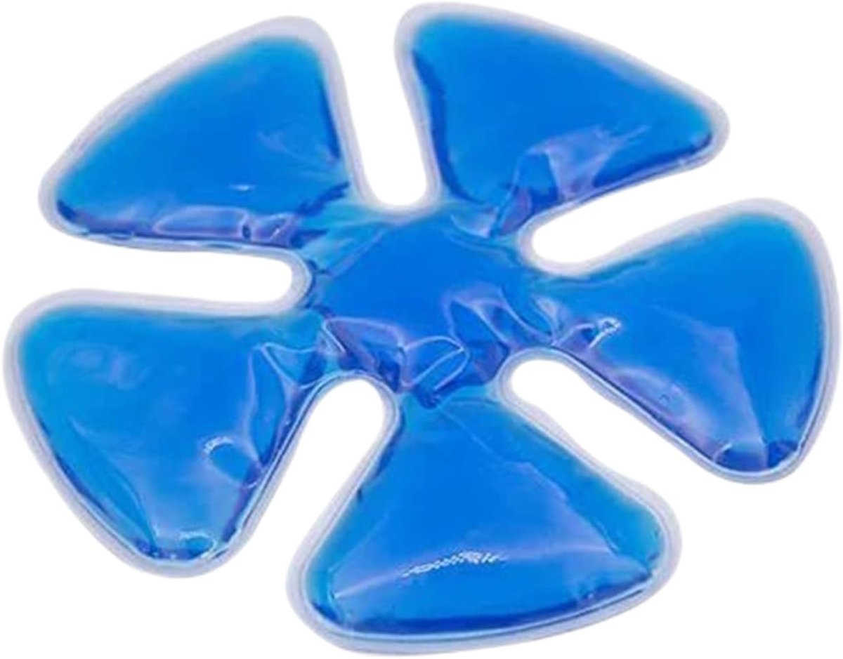 Koel Gel Pad - Herbruikbaar Blad - Outdoor Sport - Flexibel Lichtgewicht - 18 x 18 cm - Blauw